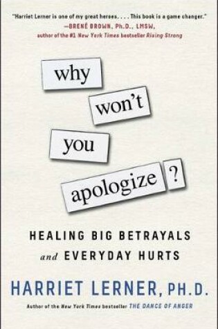 Cover of Why Won't You Apologize?