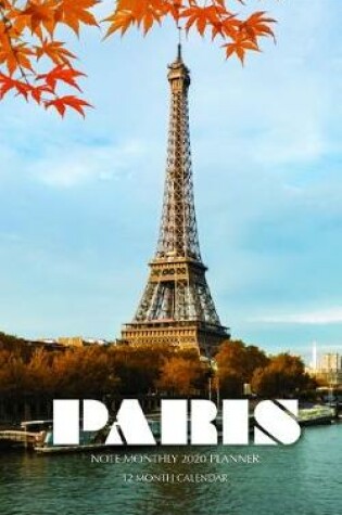 Cover of Paris Note Monthly 2020 Planner 12 Month Calendar