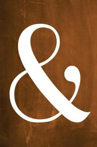 Cover of Chalkboard Journal - Ampersand (Orange)