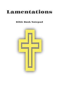 Book cover for Bible Book Notepad Lamentations