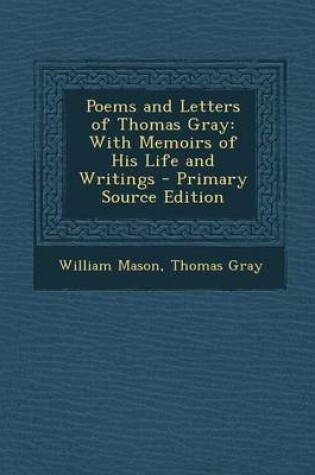 Cover of Poems and Letters of Thomas Gray