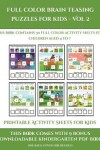 Book cover for Printable Activity Sheets for Kids (Full color brain teasing puzzles for kids - Vol 2)