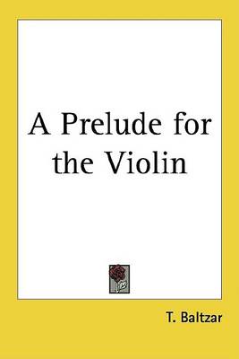 Book cover for A Prelude for the Violin