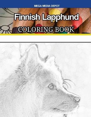 Book cover for Finnish Lapphund Coloring Book