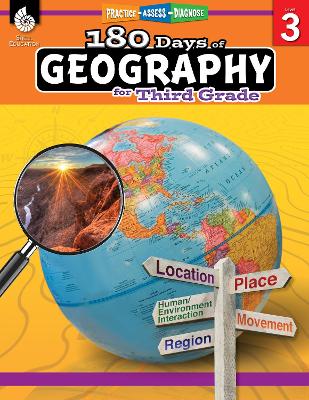 Cover of 180 Days of Geography for Third Grade