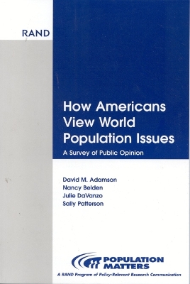 Book cover for How Americans View World Population Issues