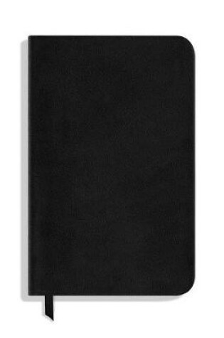 Cover of Shinola Medium Ruled Leather Journal Black