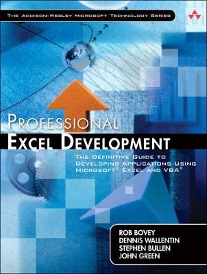 Book cover for Professional Excel Development
