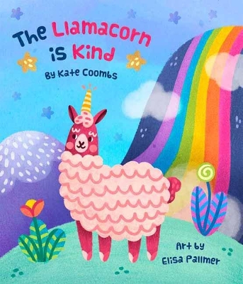 Book cover for The Llamacorn Is Kind