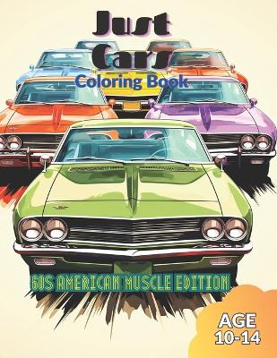 Book cover for Just Cars Coloring Book