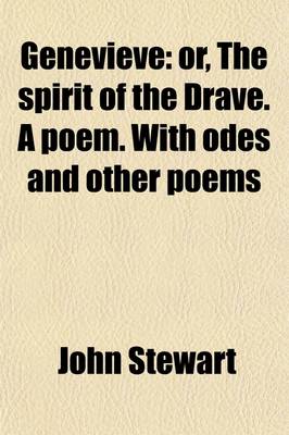 Book cover for Genevieve; Or, the Spirit of the Drave. a Poem. with Odes and Other Poems