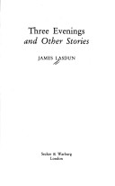 Book cover for Three Evenings and Other Stories