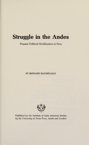 Cover of Struggle in the Andes