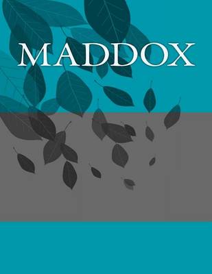 Book cover for Maddox