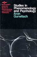 Book cover for Studies in Phenomenology & Psychology