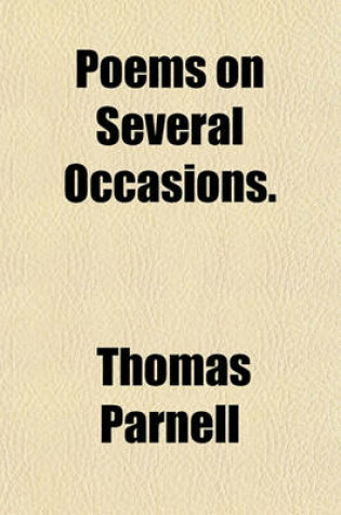 Cover of Poems on Several Occasions.