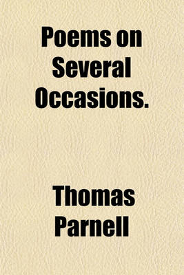 Book cover for Poems on Several Occasions.