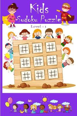 Book cover for kids Sudoku Puzzle Level - 1