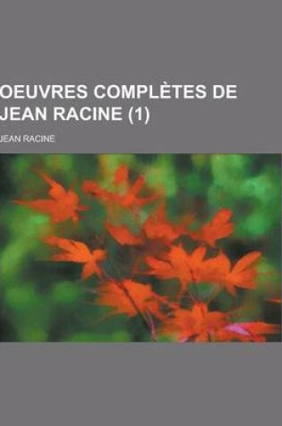 Cover of Oeuvres Completes de Jean Racine (1)