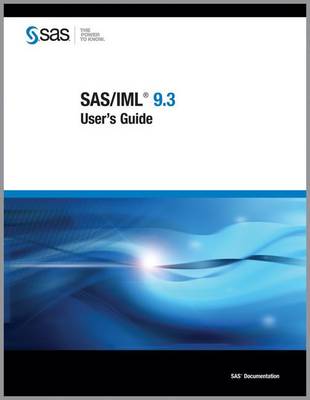 Book cover for SAS/IML 9.3 User's Guide