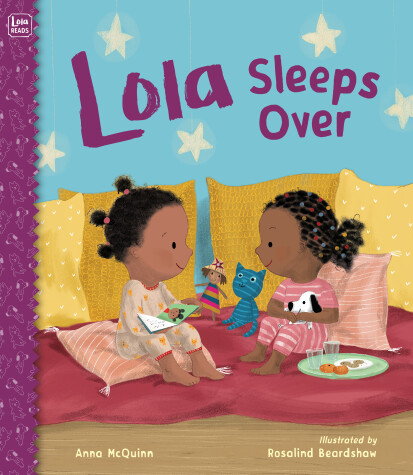 Book cover for Lola Sleeps Over