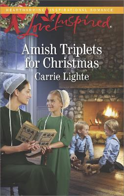 Book cover for Amish Triplets For Christmas