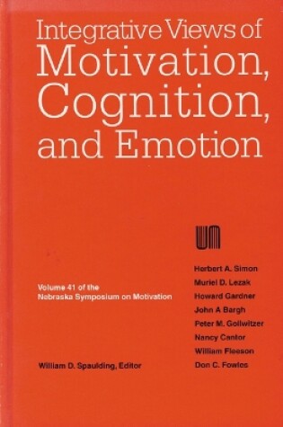 Cover of Nebraska Symposium on Motivation, 1993, Volume 41