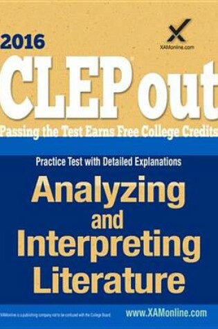 Cover of CLEP Analyzing and Interpreting Literature