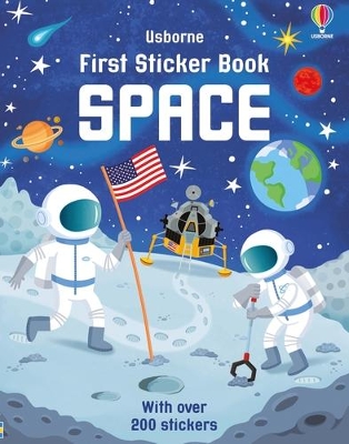 Book cover for First Sticker Book Space