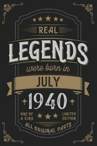 Cover of Real Legends were born in July 1940