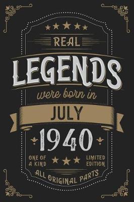 Book cover for Real Legends were born in July 1940