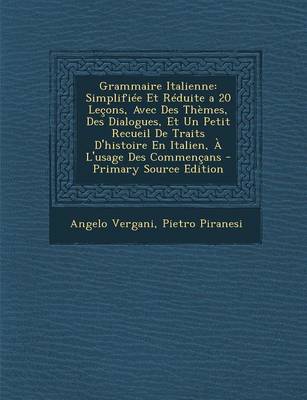 Book cover for Grammaire Italienne