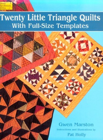 Book cover for Twenty Little Triangle Quilts