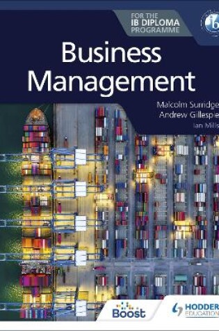 Cover of Business Management for the IB Diploma