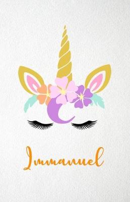 Book cover for Immanuel A5 Lined Notebook 110 Pages