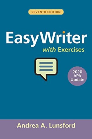 Cover of EasyWriter with Exercises, 2020 APA Update