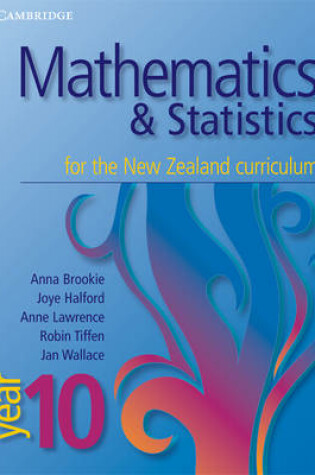 Cover of Mathematics and Statistics for the New Zealand Curriculum Year 10