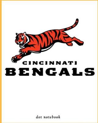 Book cover for Cincinnati Bengals dot notebook