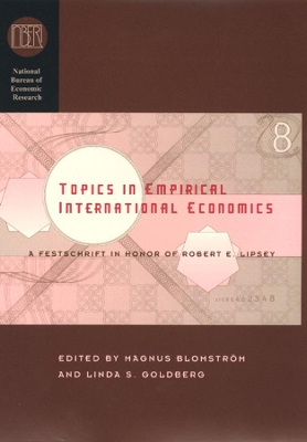 Book cover for Topics in Empirical International Economics