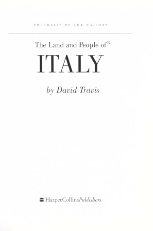 Cover of The Land and People of Italy