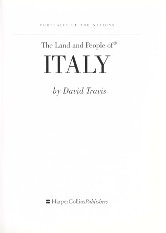 Cover of The Land and People of Italy