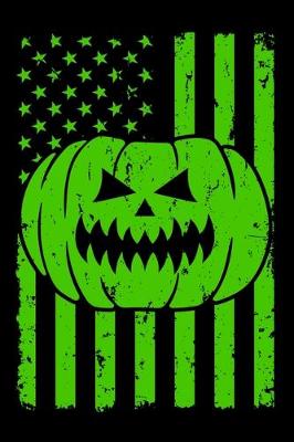 Book cover for USA Pumpkin Flag Journal