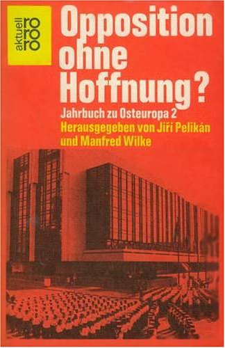 Book cover for Opposition Ohne Hoffnung?