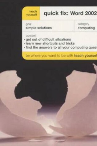 Cover of Teach Yourself Word