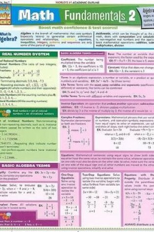 Cover of Math Fundamentals 2