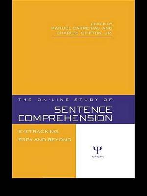 Book cover for The On-line Study of Sentence Comprehension