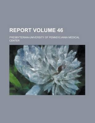 Book cover for Report Volume 46