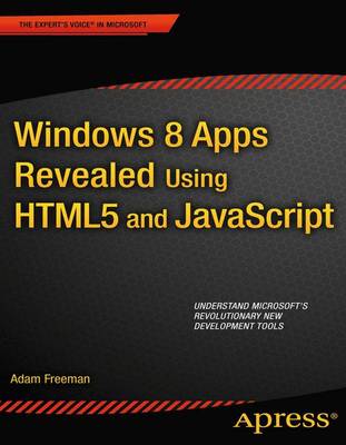 Book cover for Windows 8 Apps Revealed Using HTML5 and JavaScript