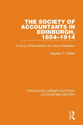 Cover of The Society of Accountants in Edinburgh, 1854-1914