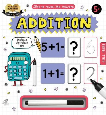 Cover of Help with Homework: Addition-Wipe-Clean Workbook Includes Wipe-Clean Pen